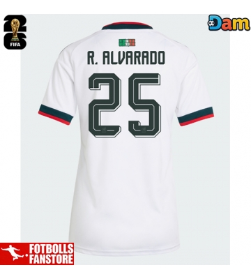 Mexiko Roberto Alvarado #25 Bortatröja Dam VM 2026 Kortärmad